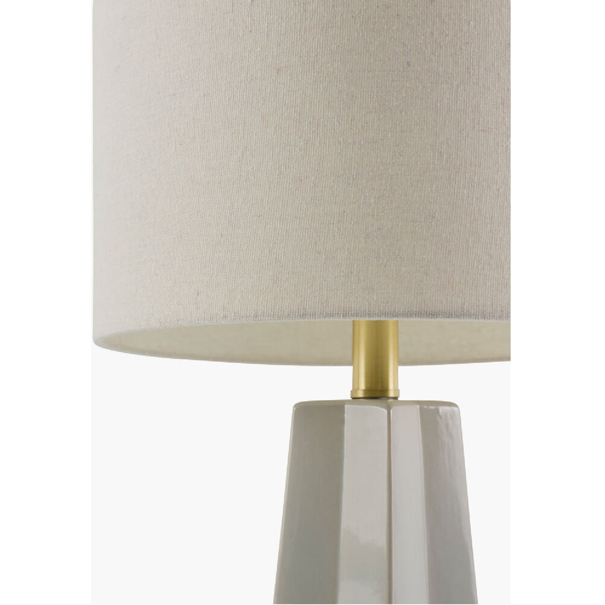 Modern European furniture - Faceted Ceramic Accent Table Lamp - www.oroa.com | Oroa.com