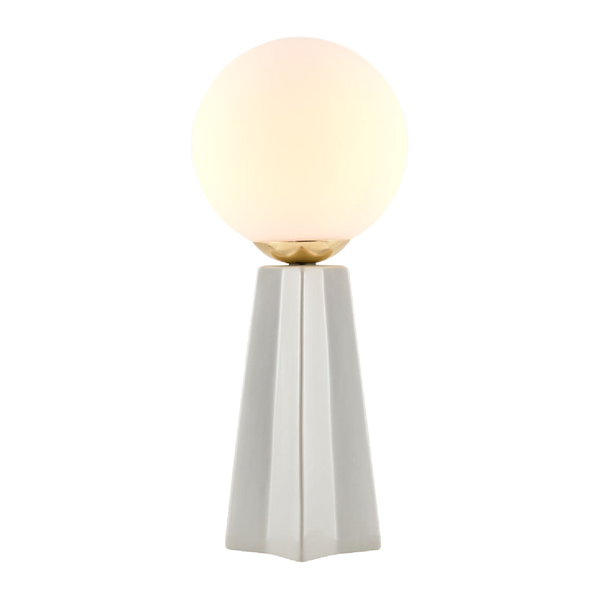 White Glass Globe Table Lamp | Oroa.com