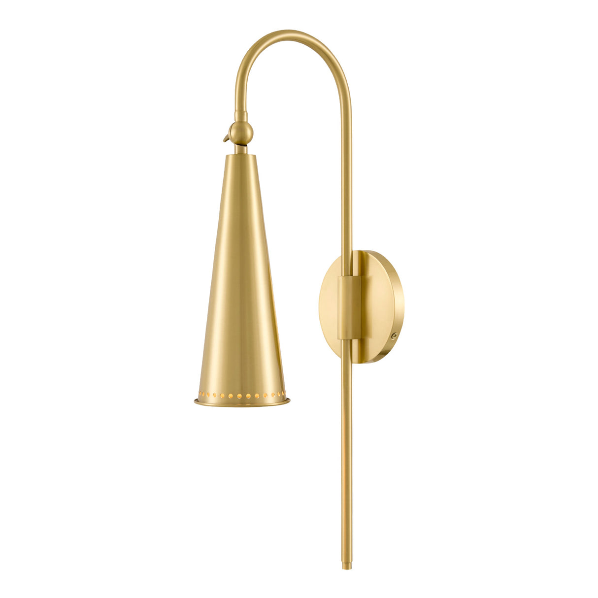 Modern European furniture - Gold Conical Wall Lamp - www.oroa.com | Oroa.com