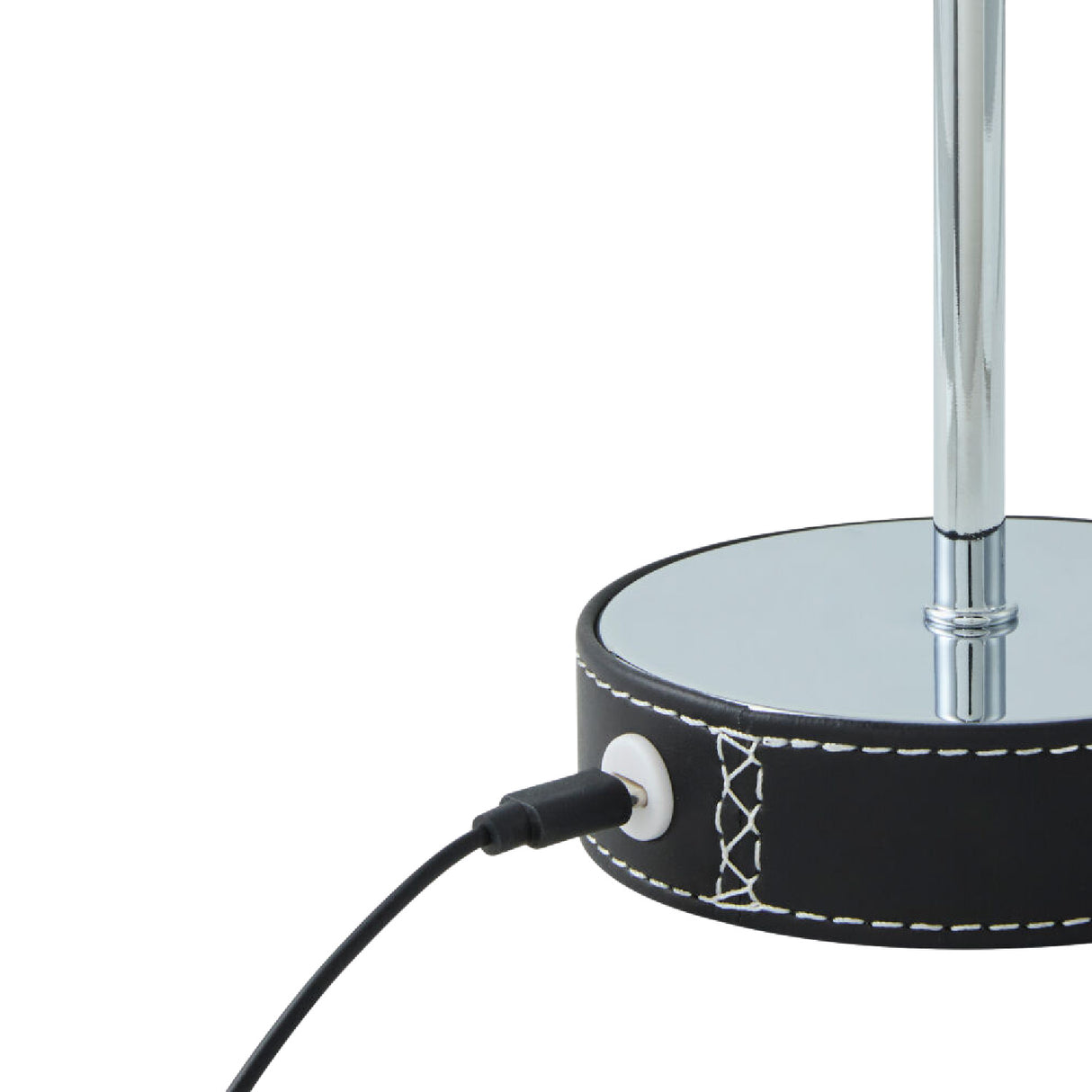 Modern European furniture - Empire Leather Shade Table Lamp - www.oroa.com | Oroa.com