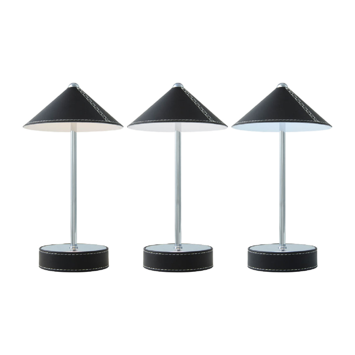 Modern European furniture - Empire Leather Shade Table Lamp - www.oroa.com | Oroa.com
