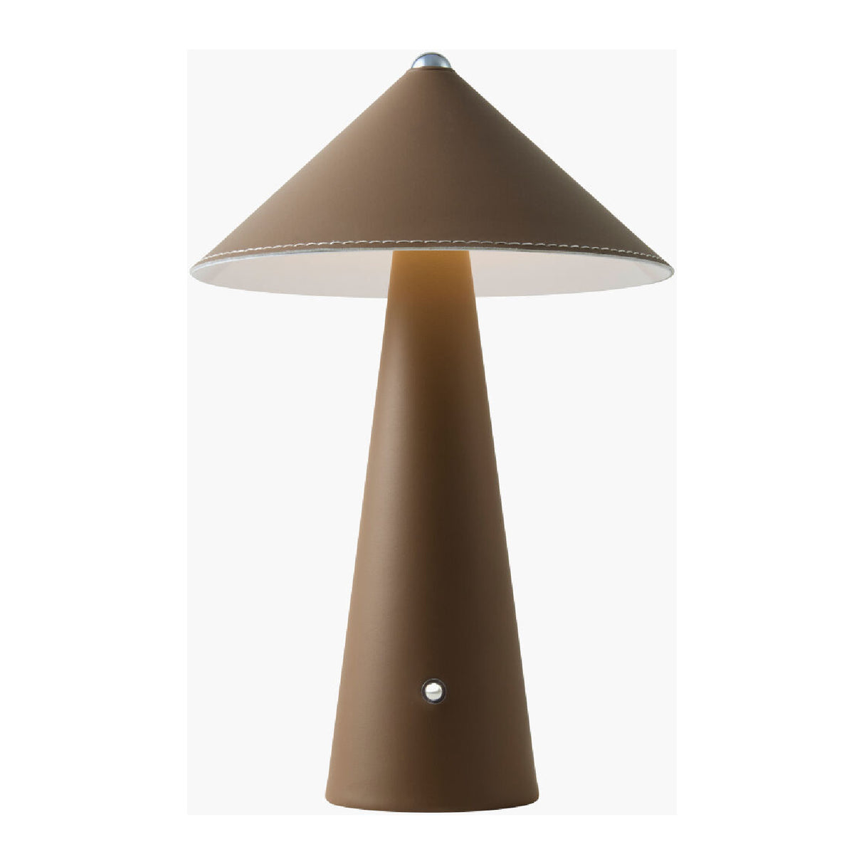 Modern European furniture - Brushed Leather Accent Table Lamp - www.oroa.com | Oroa.com