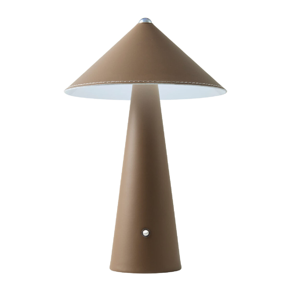 Modern European furniture - Brushed Leather Accent Table Lamp - www.oroa.com | Oroa.com