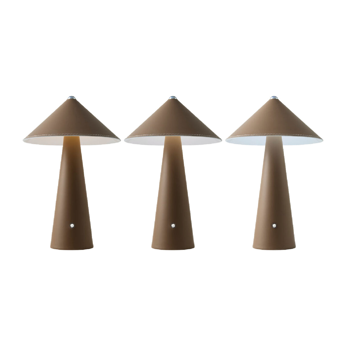 Modern European furniture - Brushed Leather Accent Table Lamp - www.oroa.com | Oroa.com