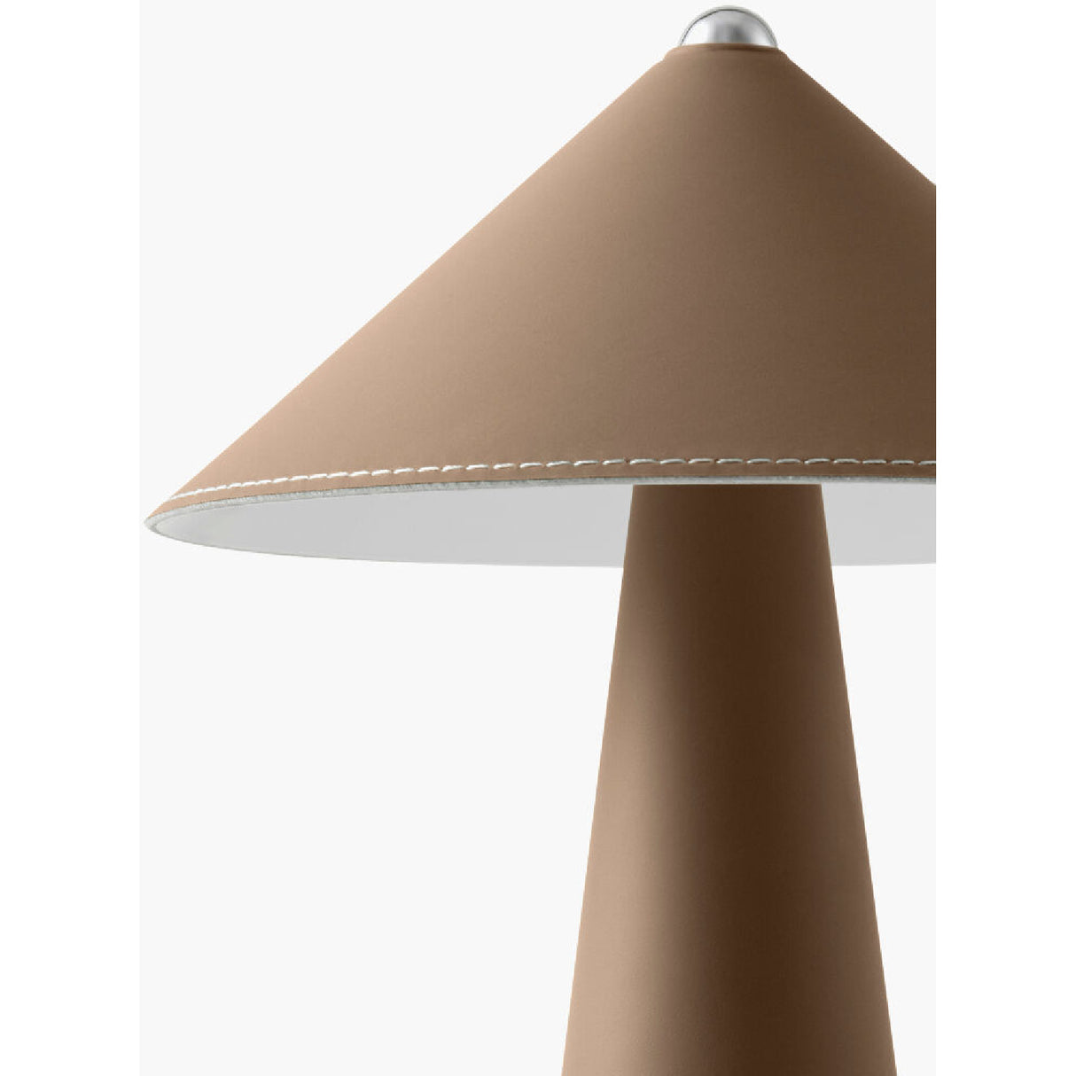 Modern European furniture - Brushed Leather Accent Table Lamp - www.oroa.com | Oroa.com