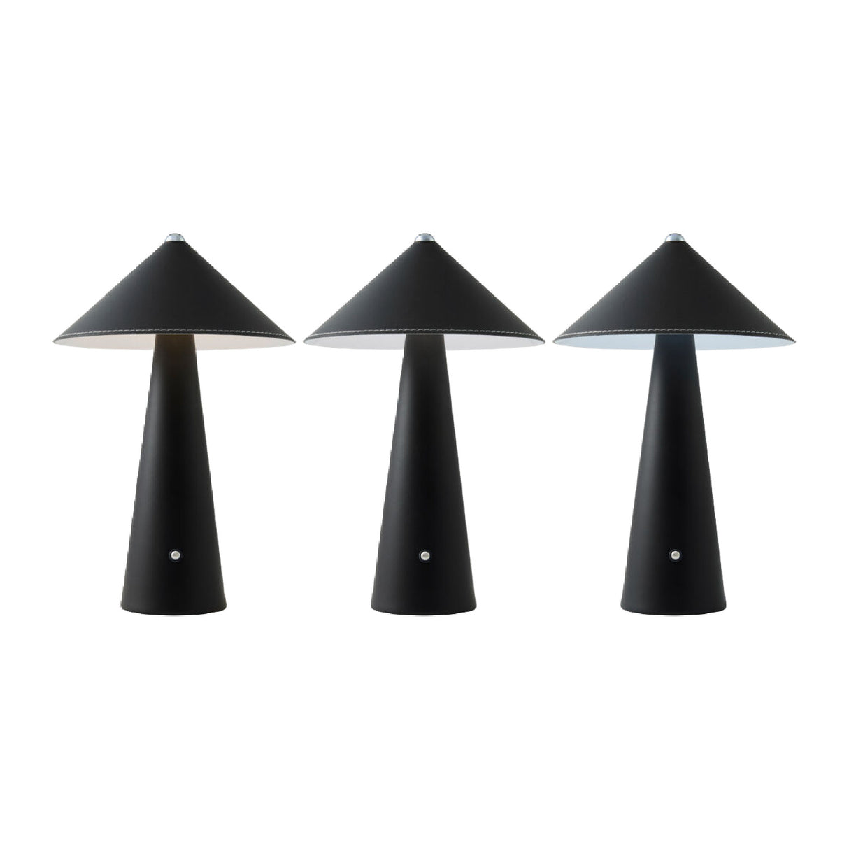 Modern European furniture - Brushed Leather Accent Table Lamp - www.oroa.com | Oroa.com