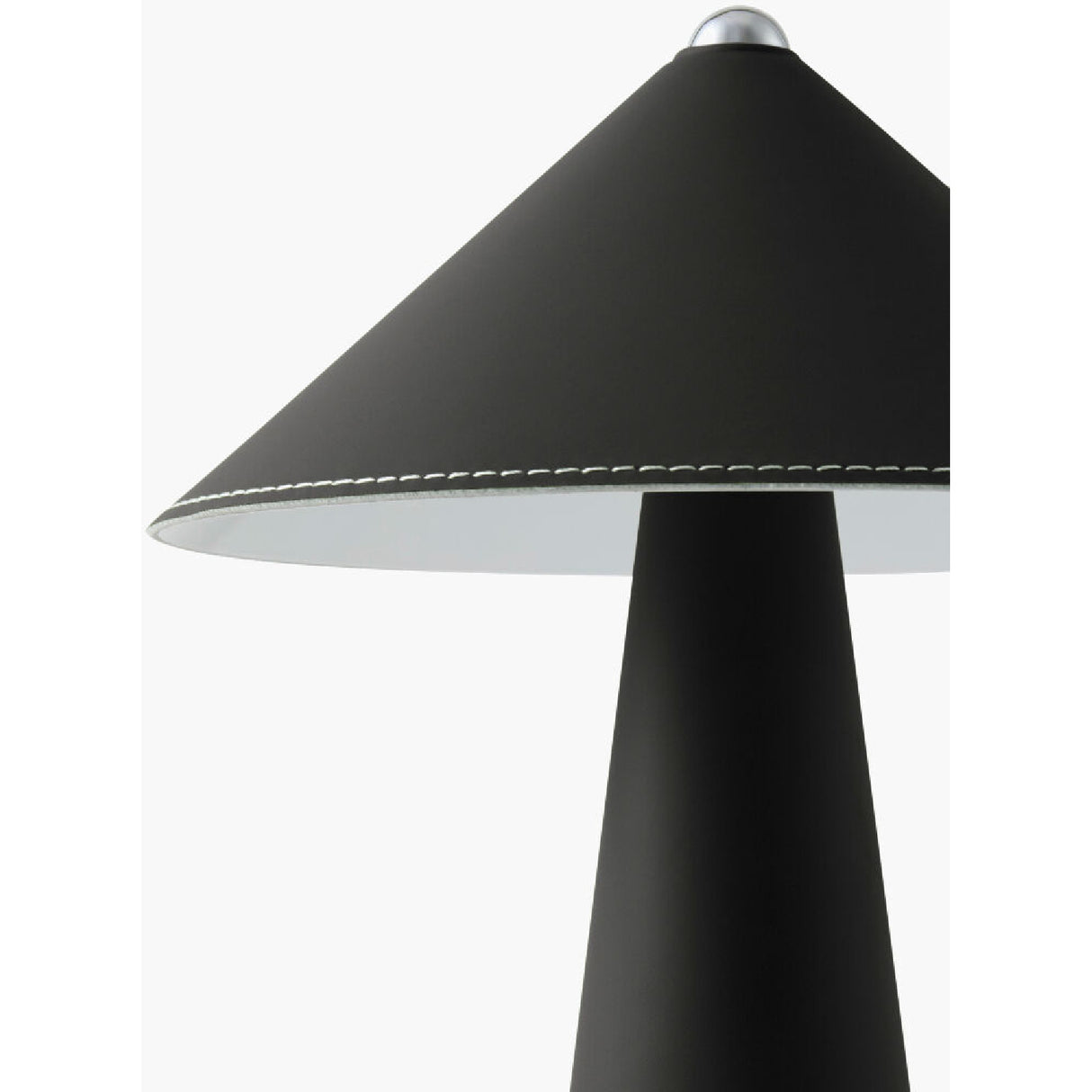 Modern European furniture - Brushed Leather Accent Table Lamp - www.oroa.com | Oroa.com