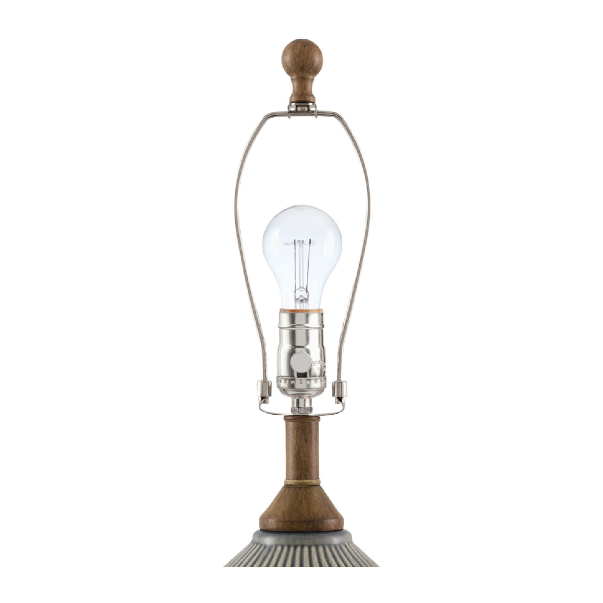 Modern European furniture - Reeded Glazed Ceramic Table Lamp - www.oroa.com | Oroa.com