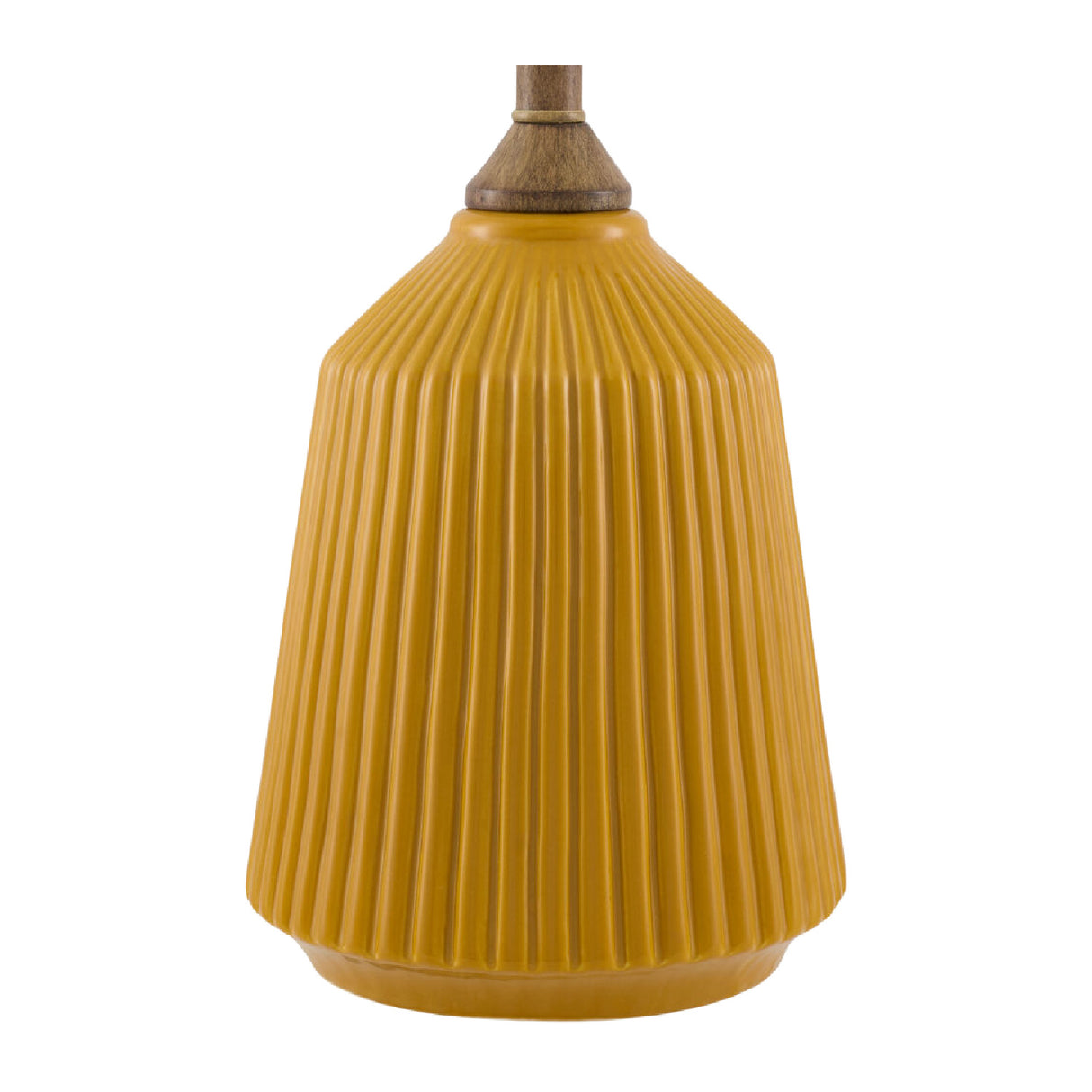 Modern European furniture - Reeded Glazed Ceramic Table Lamp - www.oroa.com | Oroa.com