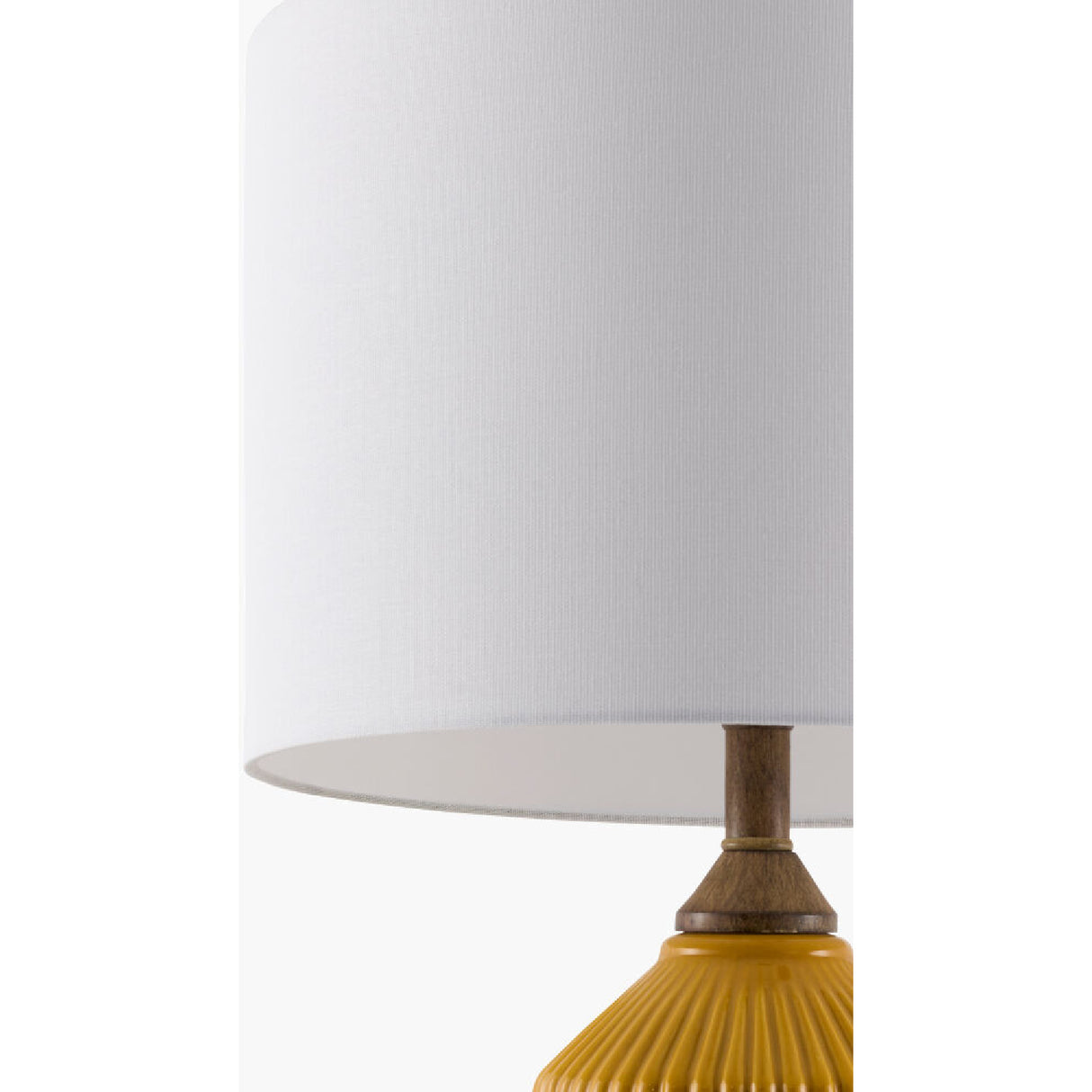 Modern European furniture - Reeded Glazed Ceramic Table Lamp - www.oroa.com | Oroa.com