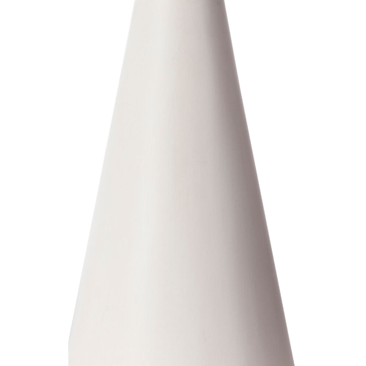 White Conical Base Table Lamp | Oroa.com