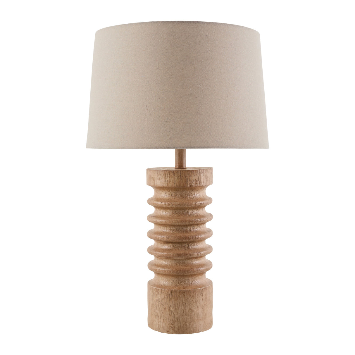 Modern European furniture - Cream Linen Accent Table Lamp - www.oroa.com | Oroa.com