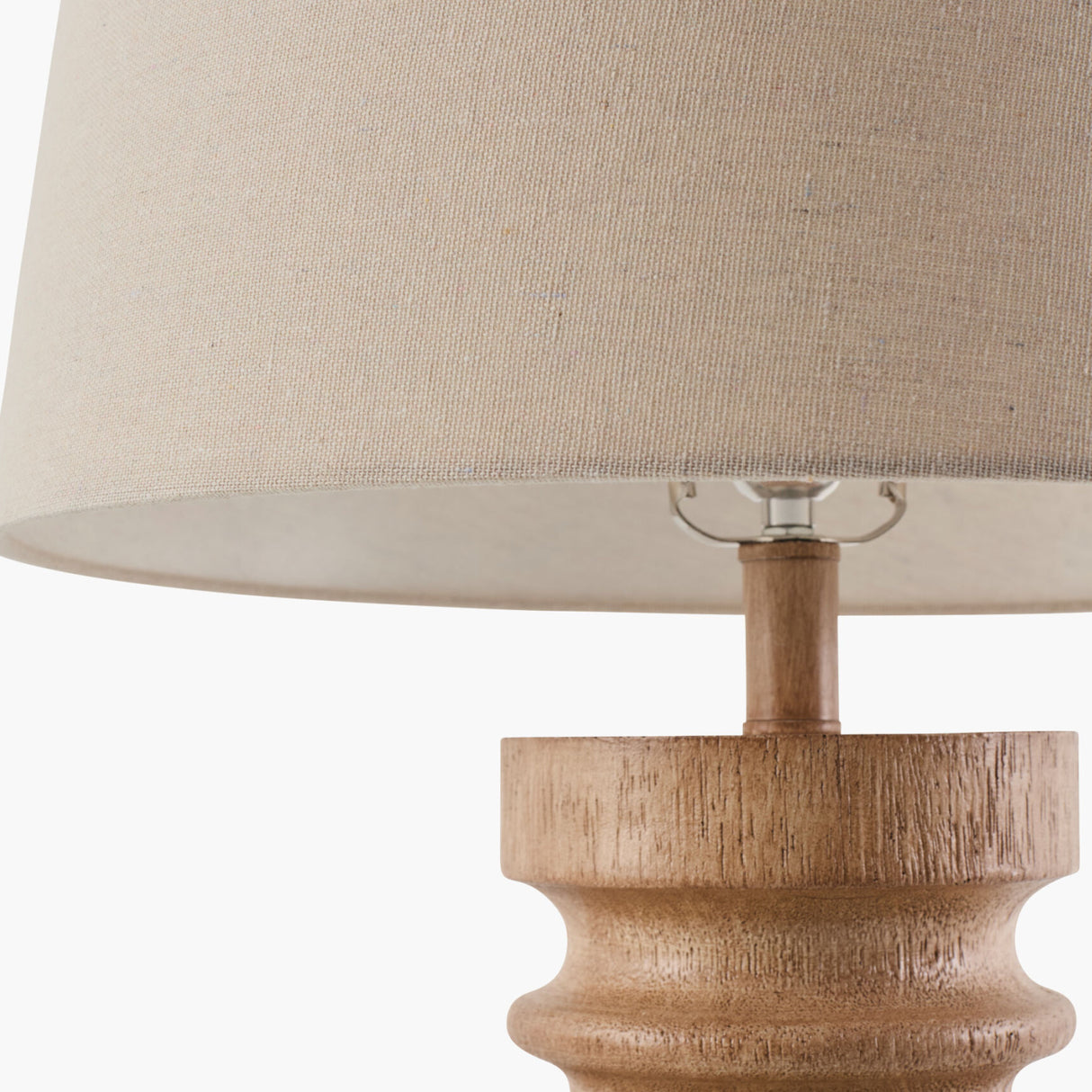 Modern European furniture - Cream Linen Accent Table Lamp - www.oroa.com | Oroa.com