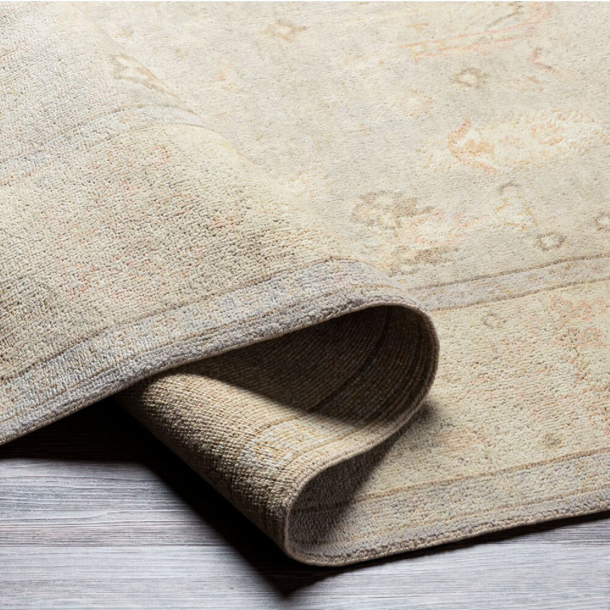 Modern furniture - Antique Wash Wool Fringed Carpet - www.oroa.com | Oroa.com