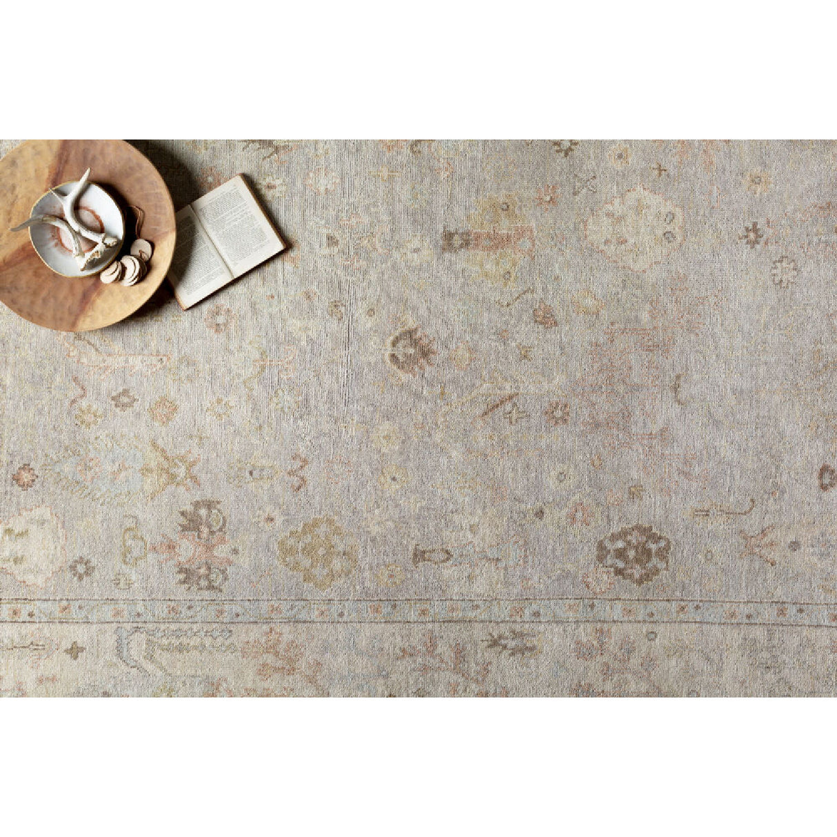 Modern furniture - Antique Wash Wool Fringed Carpet - www.oroa.com | Oroa.com
