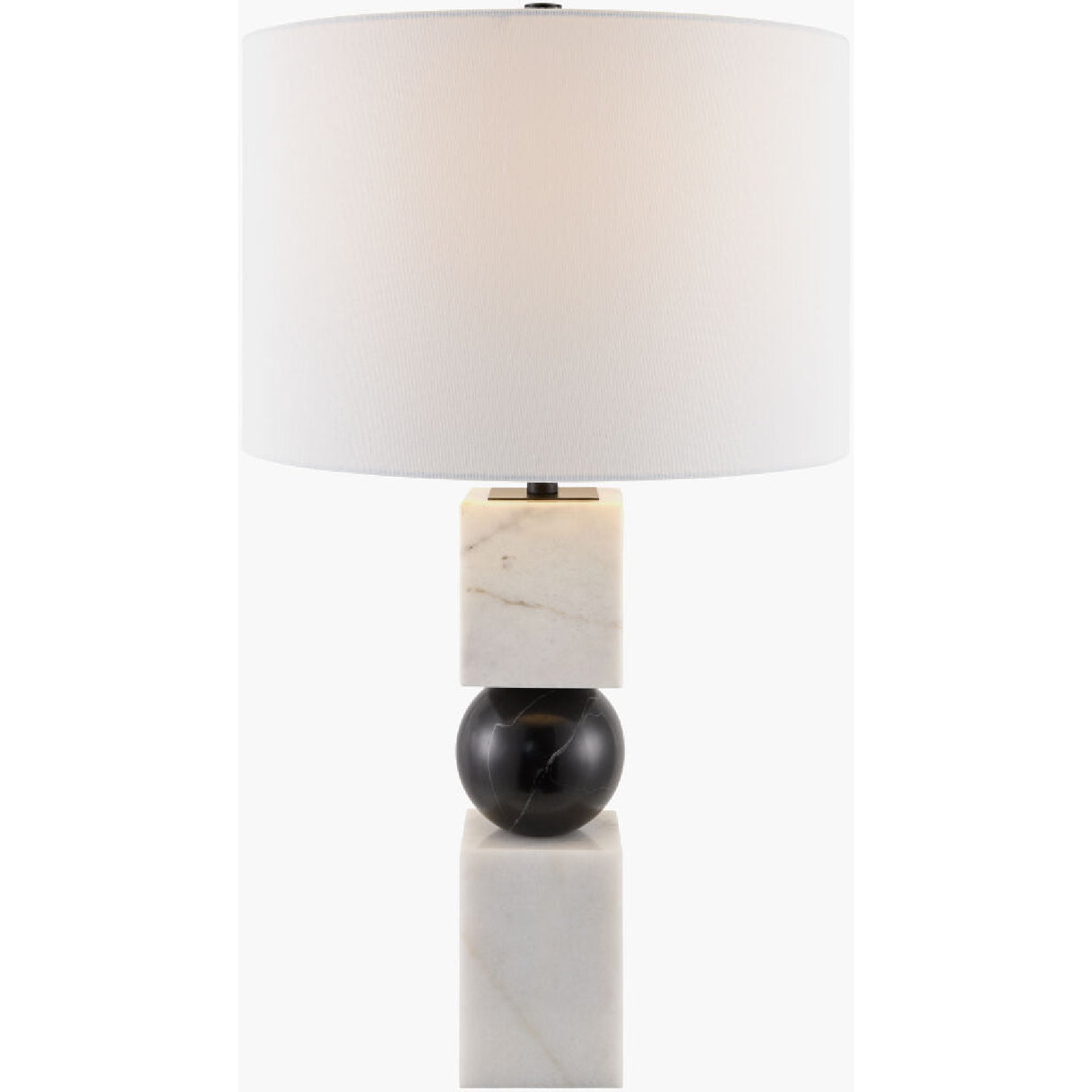 Modern European furniture - Two-Toned Geometrical Marble Table Lamp - www.oroa.com | Oroa.com
