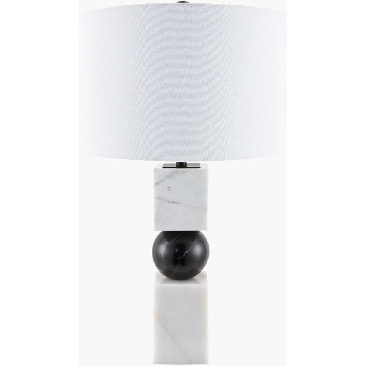 Modern European furniture - Two-Toned Geometrical Marble Table Lamp - www.oroa.com | Oroa.com