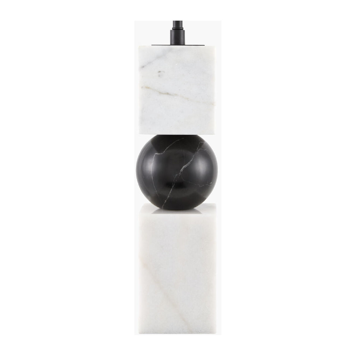 Two-Toned Geometrical Marble Table Lamp | Oroa.com