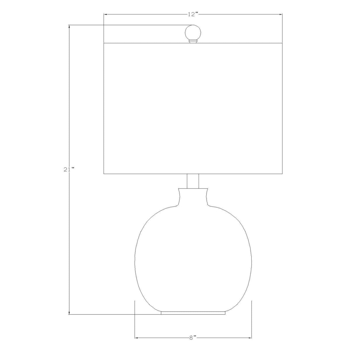 Modern European furniture - Beige Linen Glass Table Lamp - www.oroa.com | Oroa.com