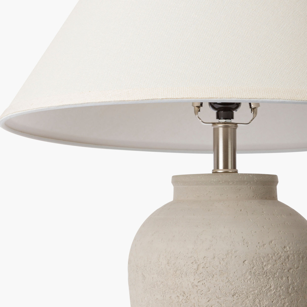 Gray Concrete Base Table Lamp | Oroa.com