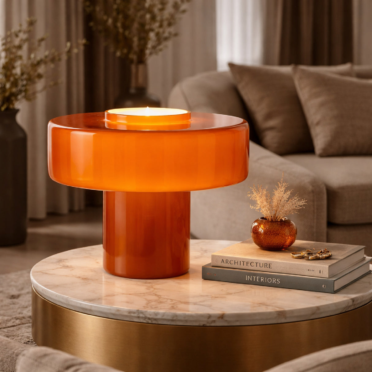 Modern European furniture - Modern Minimalist Glass Table Lamp - www.oroa.com | Oroa.com