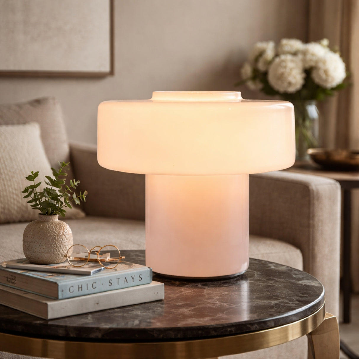Modern European furniture - Modern Minimalist Glass Table Lamp - www.oroa.com | Oroa.com