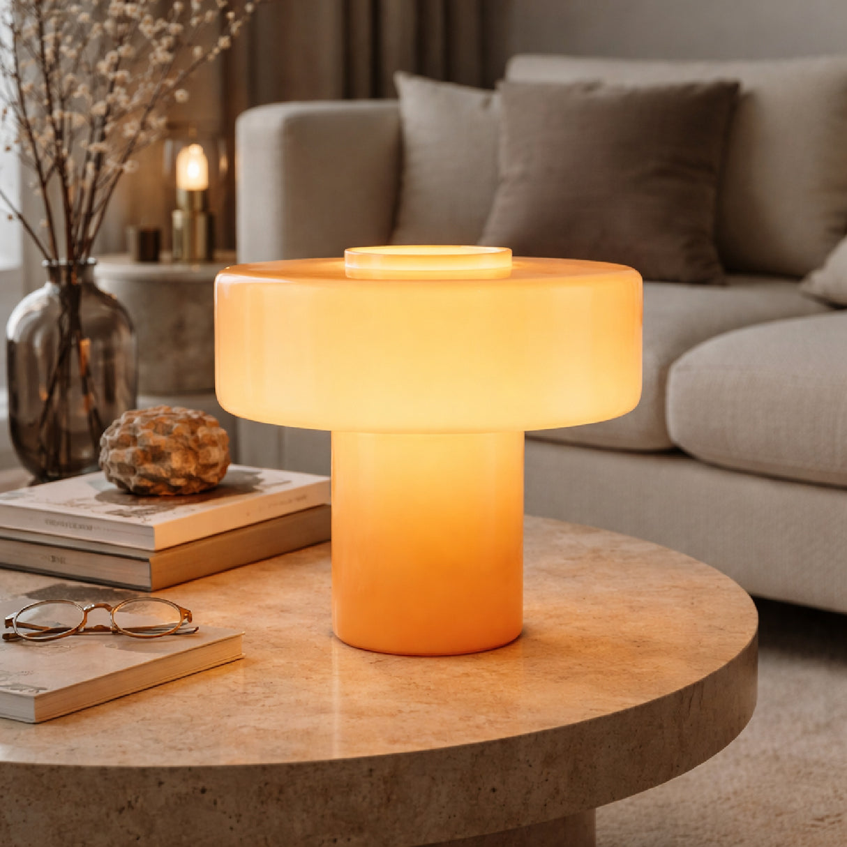 Modern European furniture - Modern Minimalist Glass Table Lamp - www.oroa.com | Oroa.com