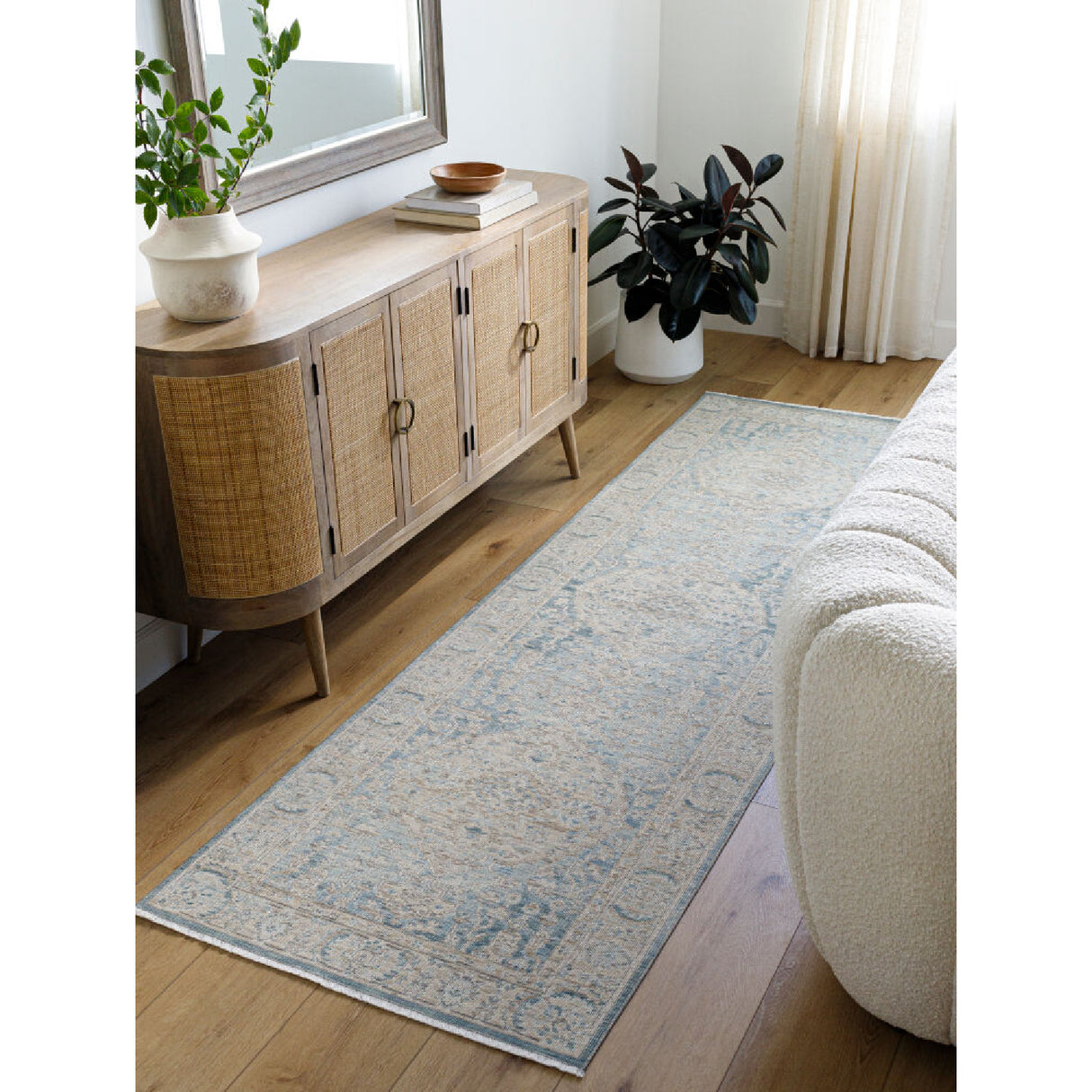 Modern European furniture - Wool Floral Print Table Runner - www.oroa.com | Oroa.com