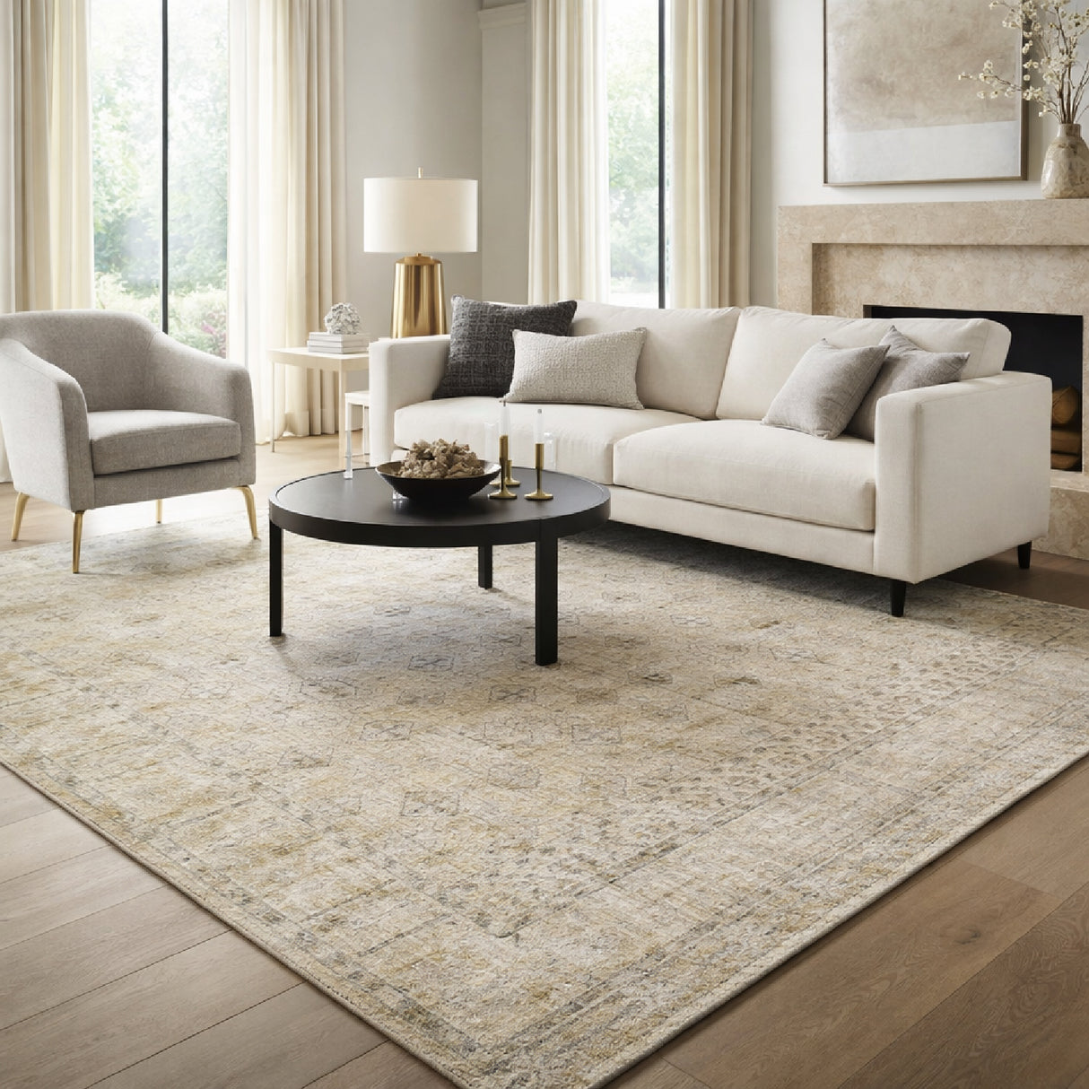 Modern furniture - Persian Style Wool Carpet - www.oroa.com | Oroa.com