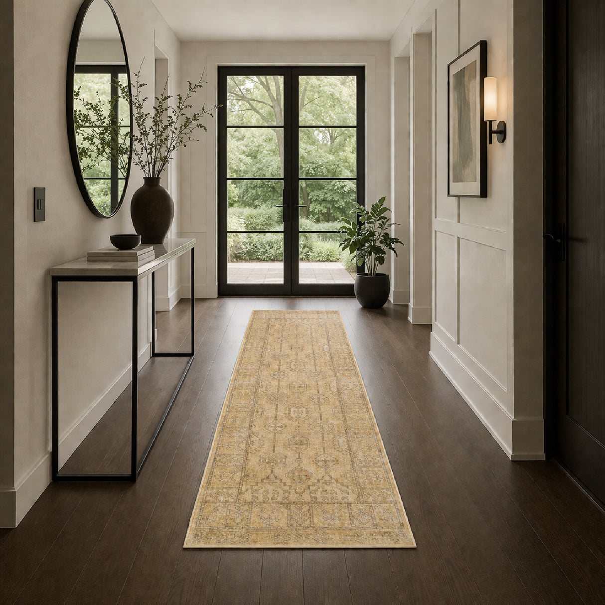 Modern furniture - Persian Style Wool Table Runner - www.oroa.com | Oroa.com