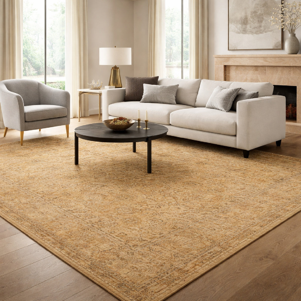 Modern furniture - Persian Style Wool Carpet - www.oroa.com | Oroa.com