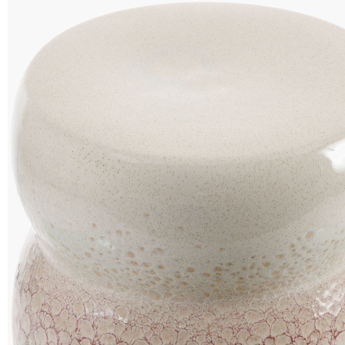 Modern European furniture - Layered Glazed Ceramic Garden Stool - www.oroa.com | Oroa.com