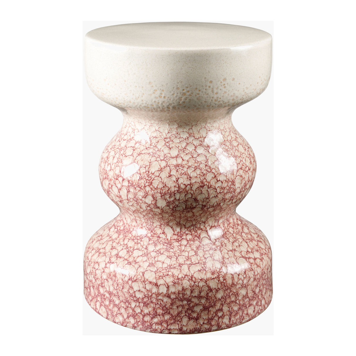 Modern European furniture - Crackled Ceramic Garden Stool - www.oroa.com | Oroa.com