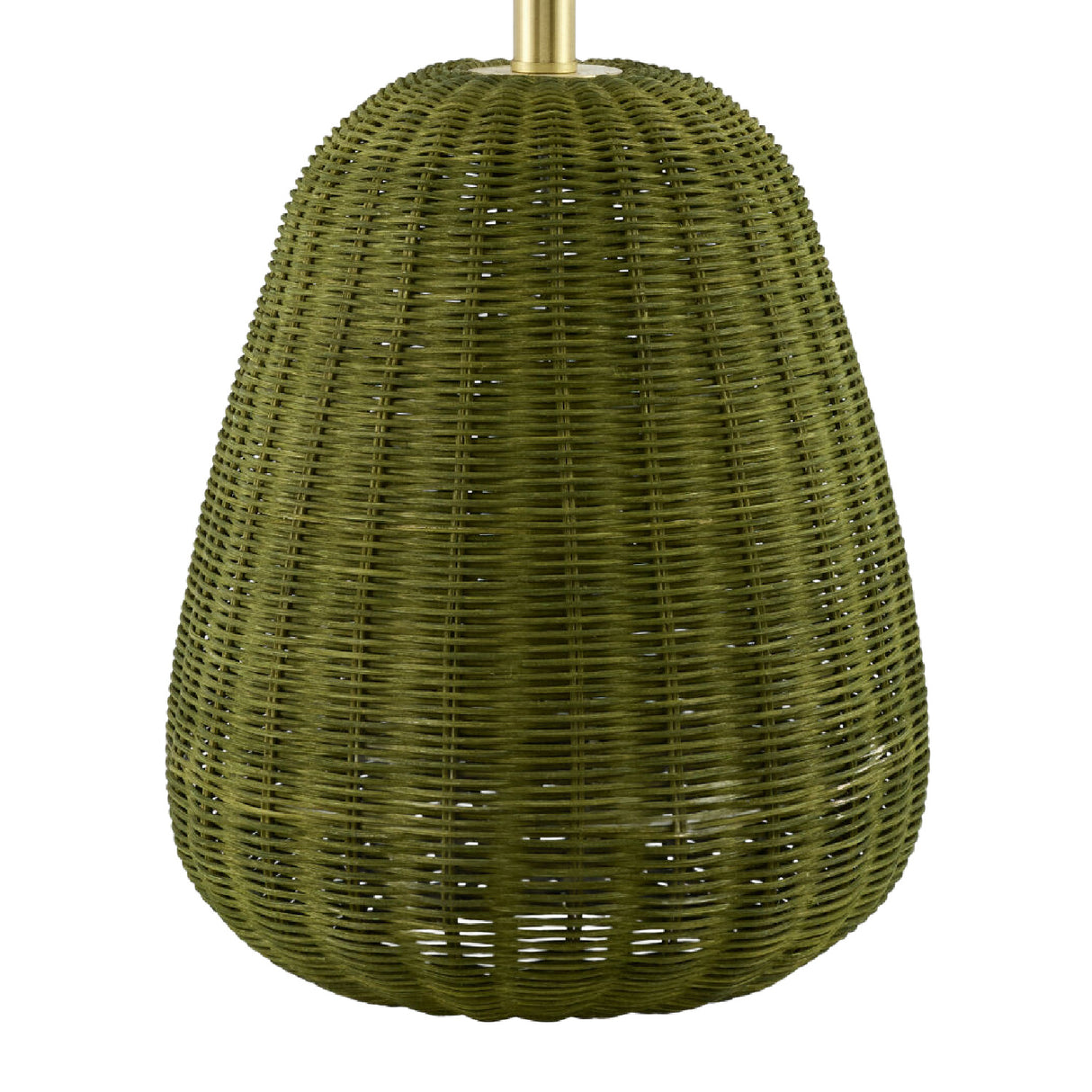Hand-painted Rattan Linen Table Lamp | Oroa.com