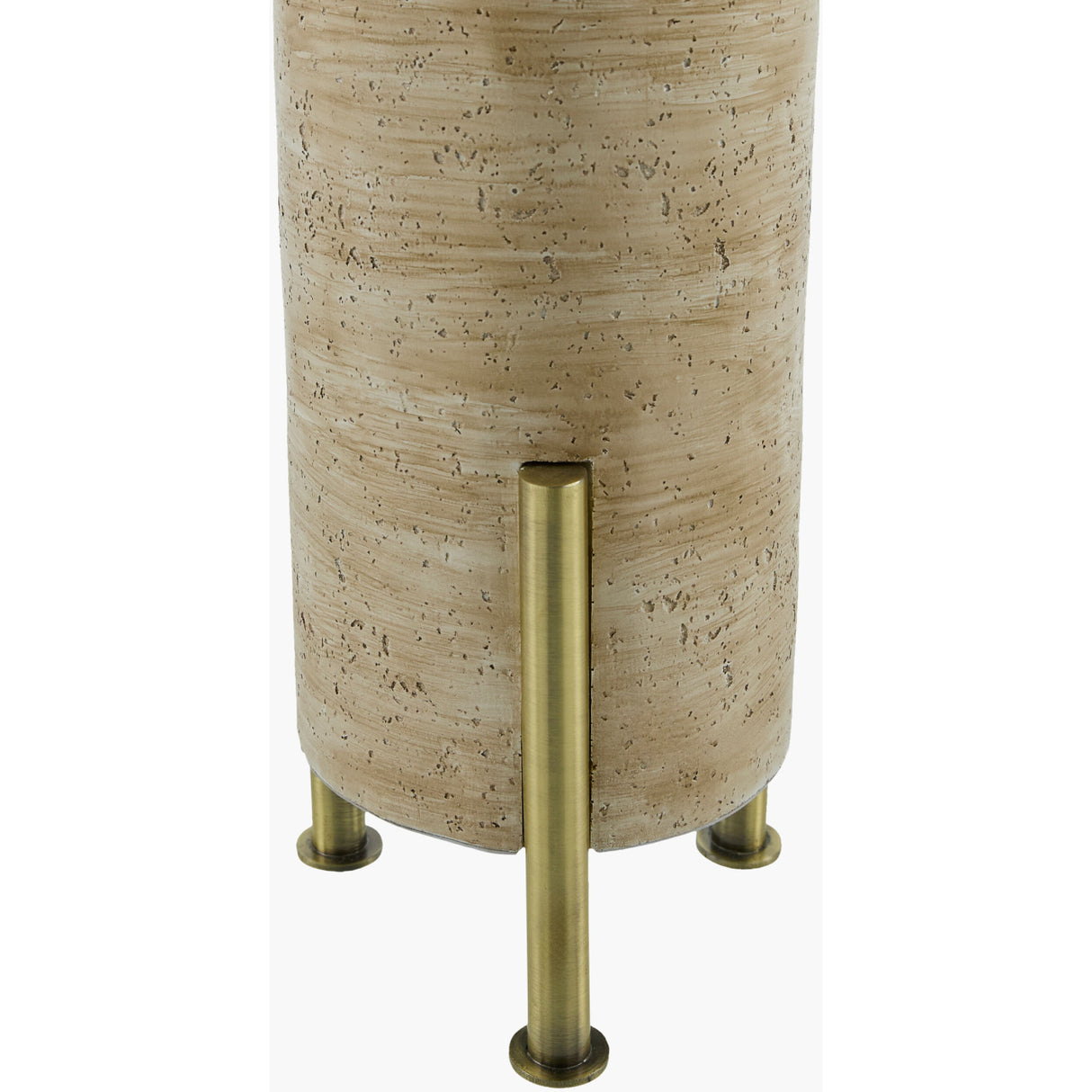 Modern European furniture - Beige Cement Linen Table Lamp - www.oroa.com | Oroa.com