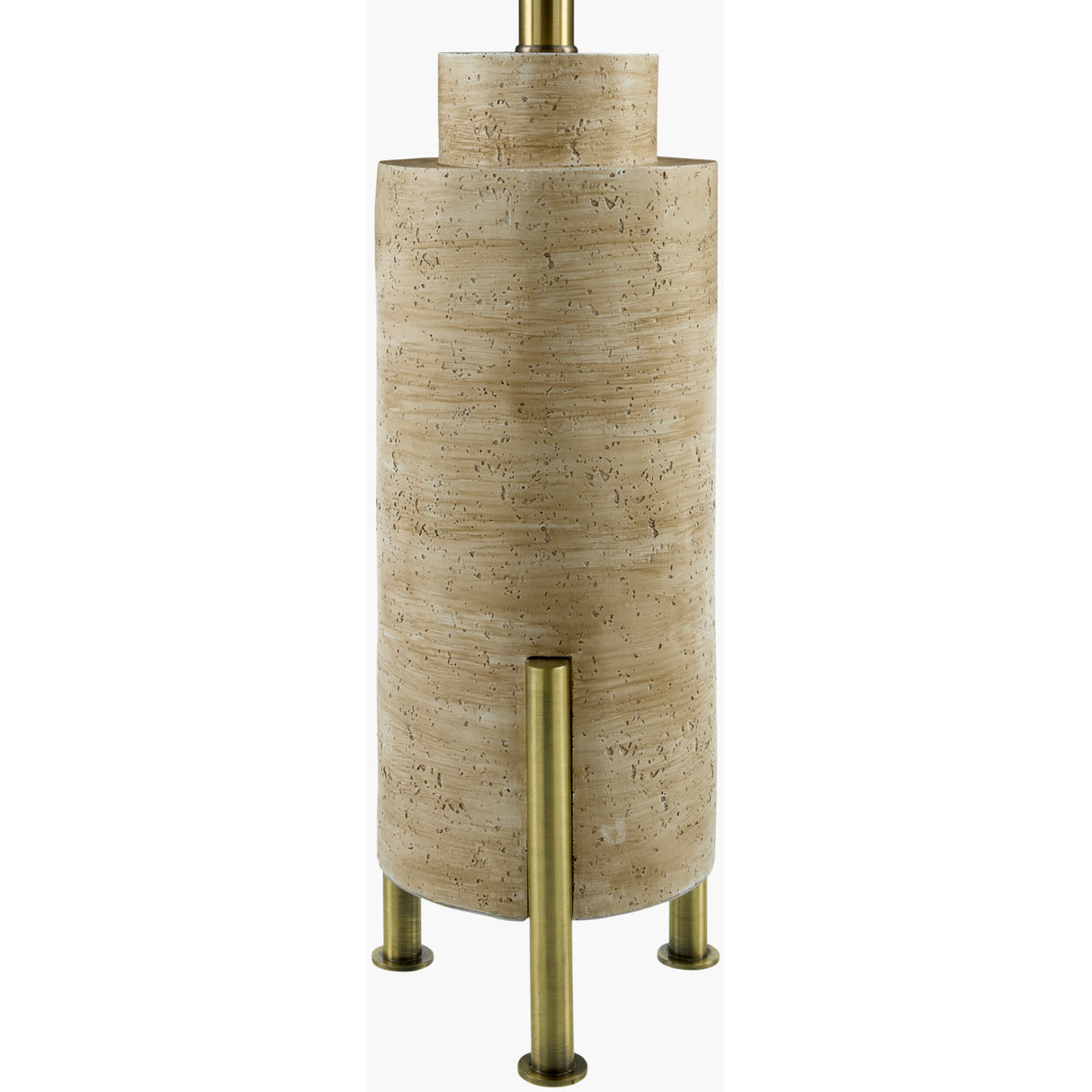 Modern European furniture - Beige Cement Linen Table Lamp - www.oroa.com | Oroa.com