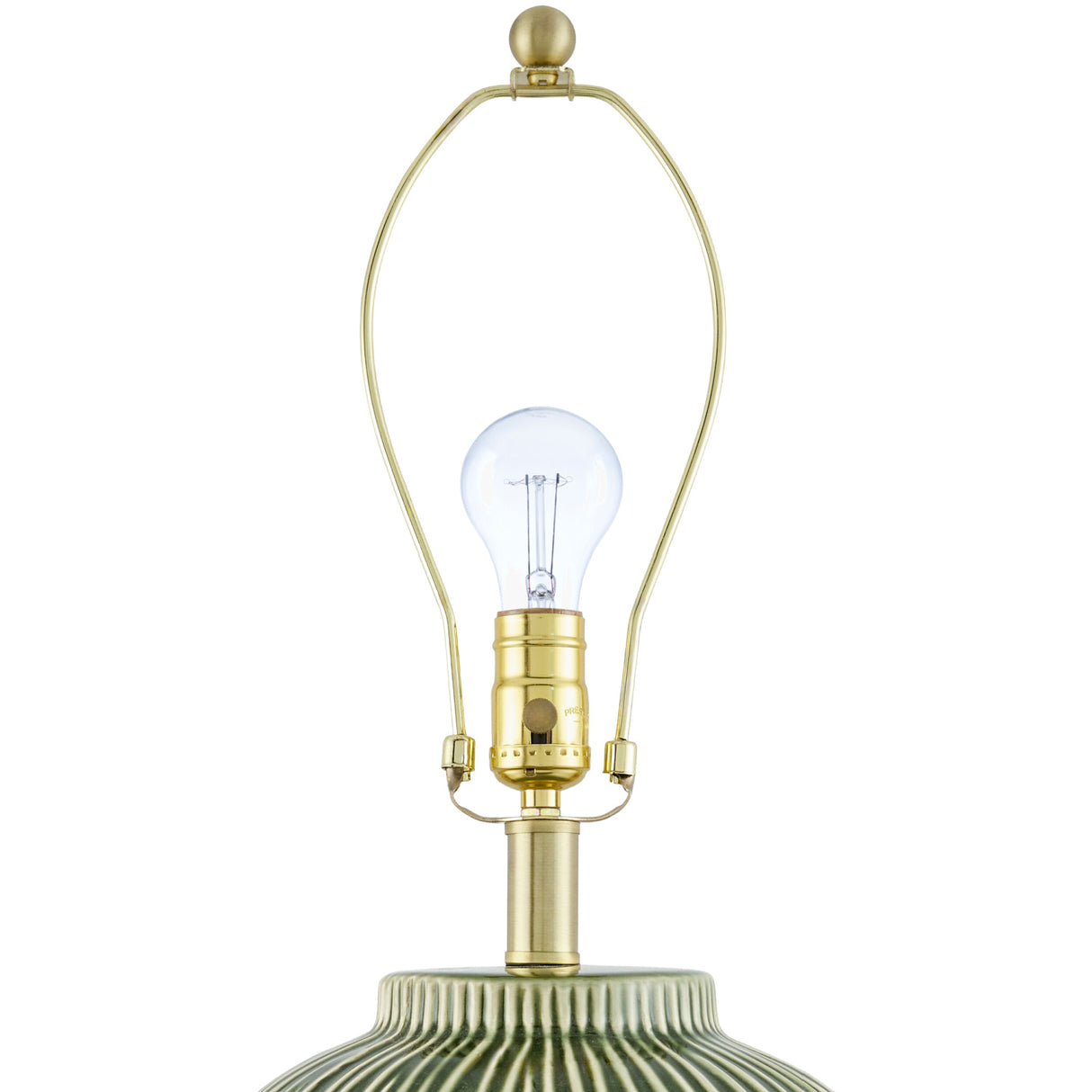 Striped Ceramic Accent Table Lamp | Oroa.com