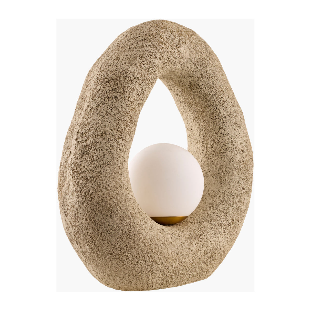 Modern European furniture - Cream Organic-Shaped Table Lamp - www.oroa.com | Oroa.com