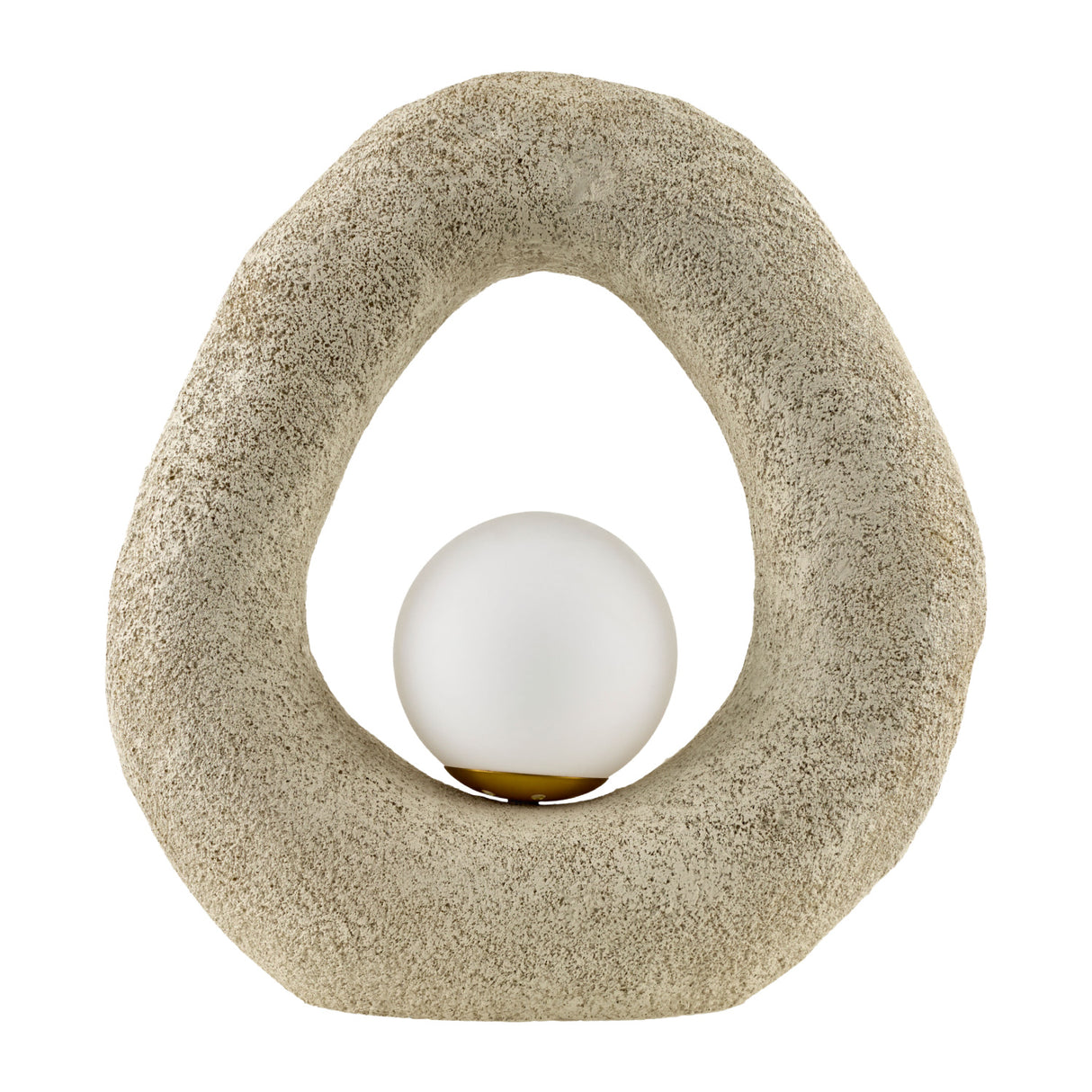 Modern European furniture - Cream Organic-Shaped Table Lamp - www.oroa.com | Oroa.com