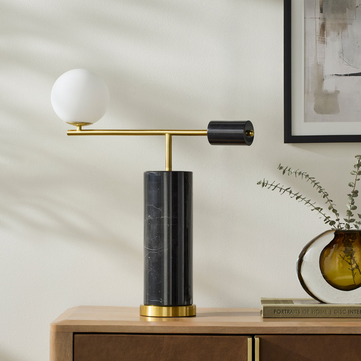 Modern Marble Accent Table Lamp | Oroa.com