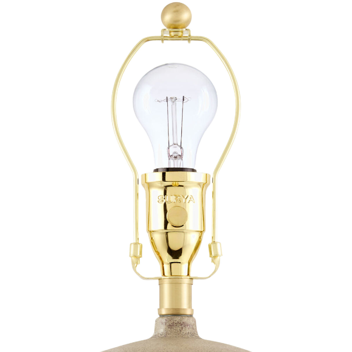 Modern European furniture - White Linen Empire Table Lamp - www.oroa.com | Oroa.com