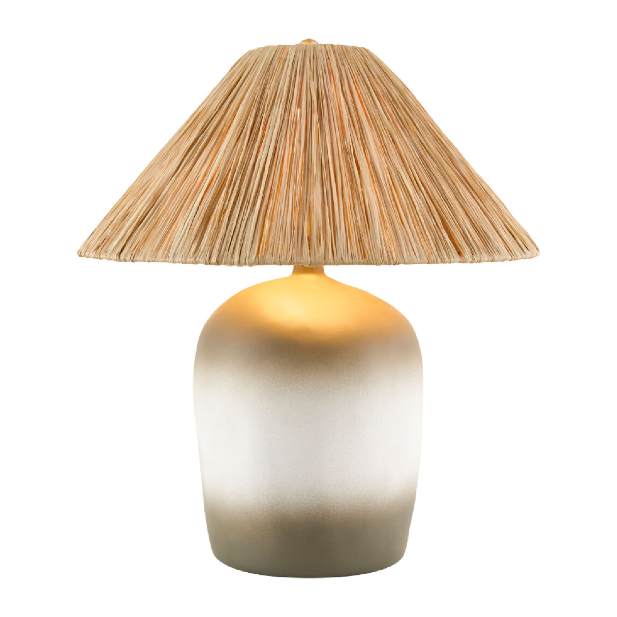 Modern European furniture - Seagrass Fibers Accent Table Lamp - www.oroa.com | Oroa.com