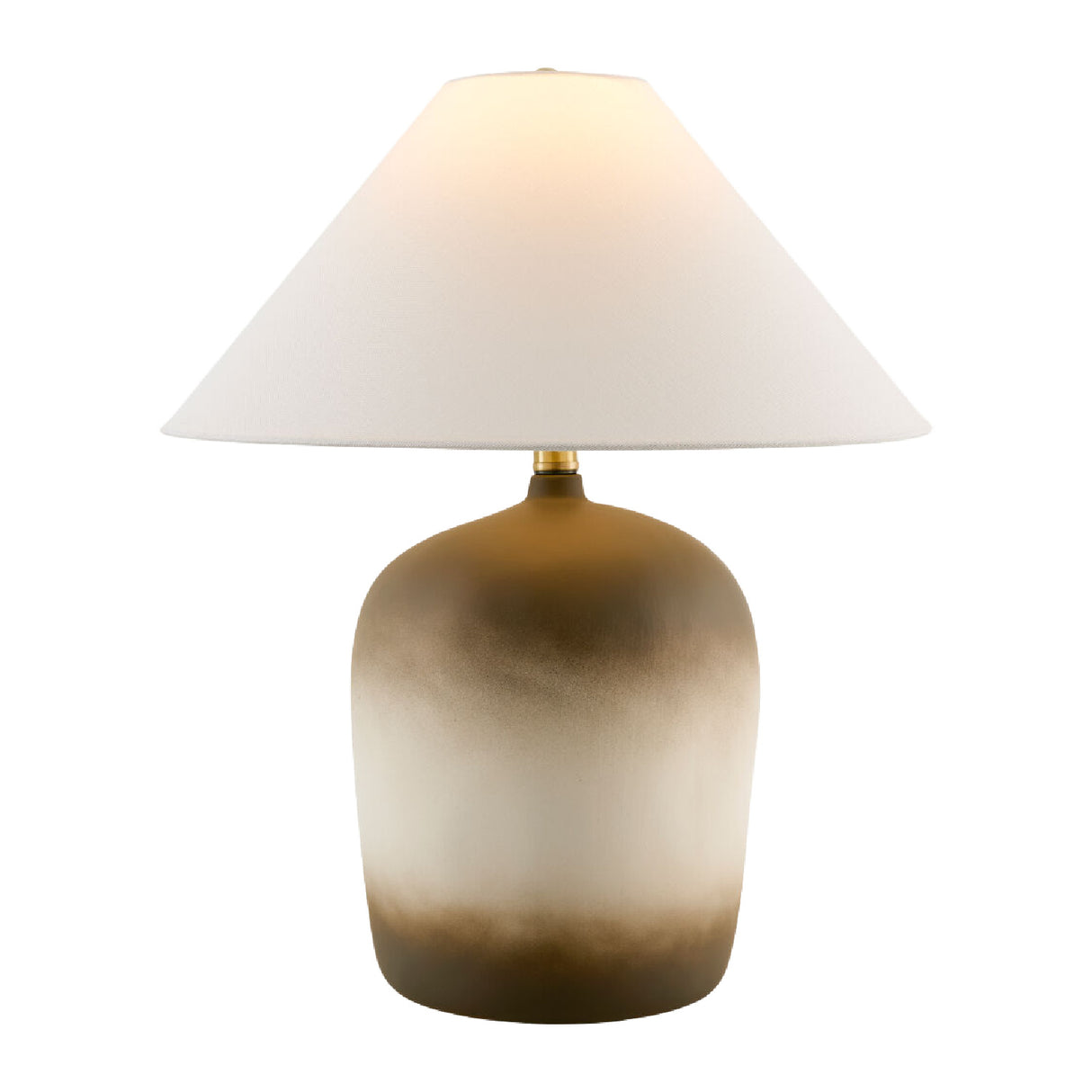 Modern European furniture - White Linen Empire Table Lamp - www.oroa.com | Oroa.com