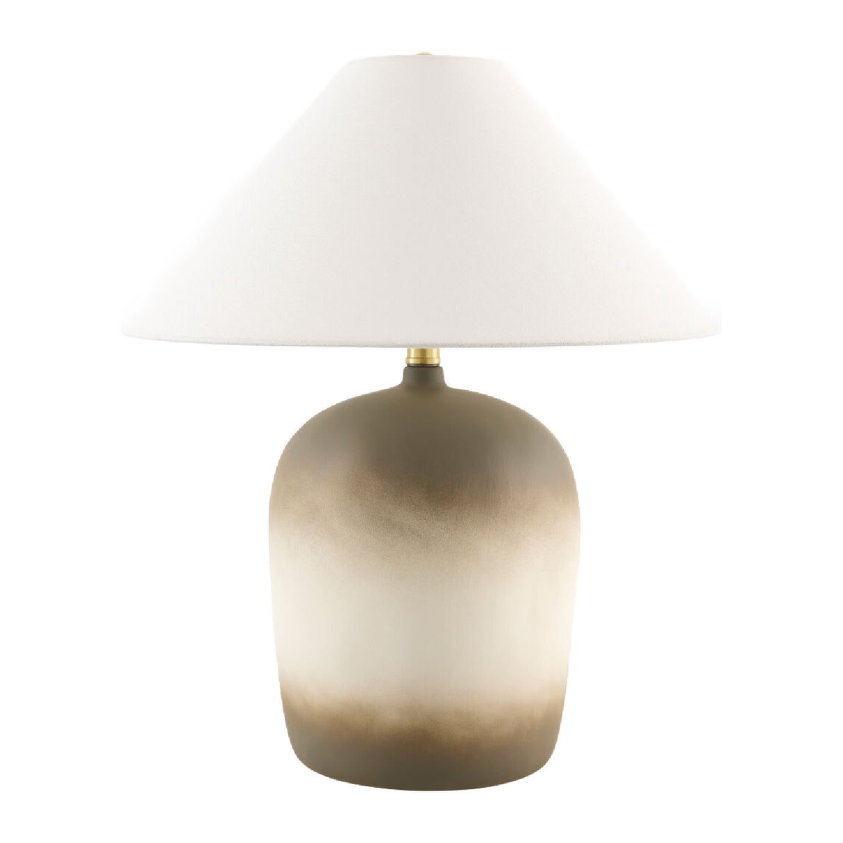 Modern European furniture - White Linen Empire Table Lamp - www.oroa.com | Oroa.com