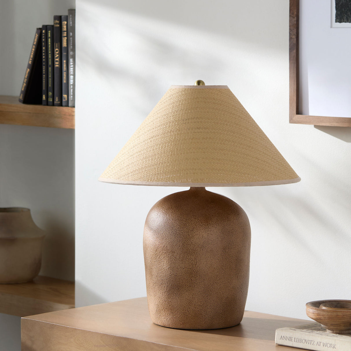 Modern European furniture - Empire Seagrass Accent Table Lamp - www.oroa.com | Oroa.com