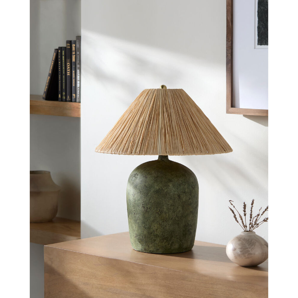 Modern European furniture - Seagrass Fibers Accent Table Lamp - www.oroa.com | Oroa.com