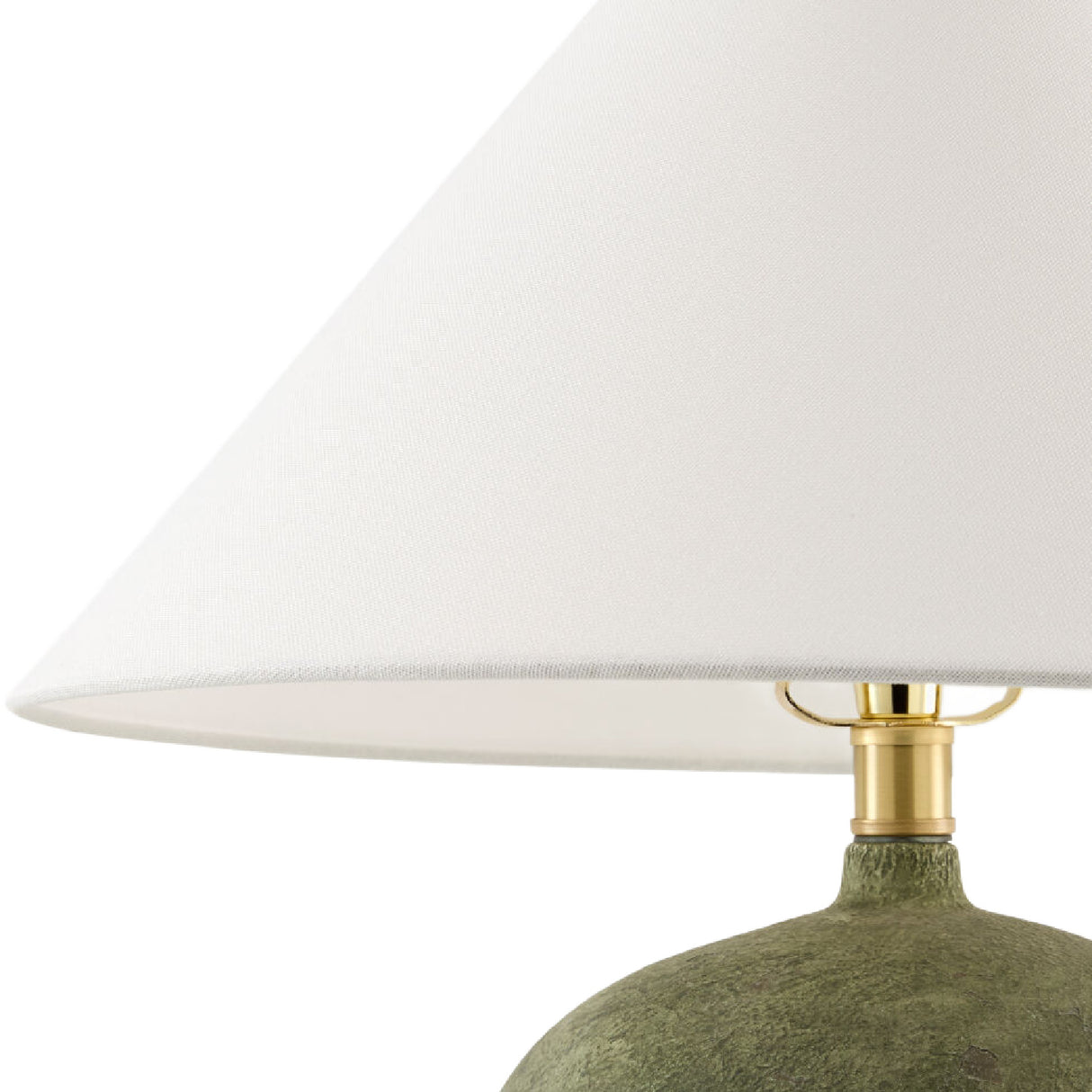 Modern European furniture - White Linen Empire Table Lamp - www.oroa.com | Oroa.com