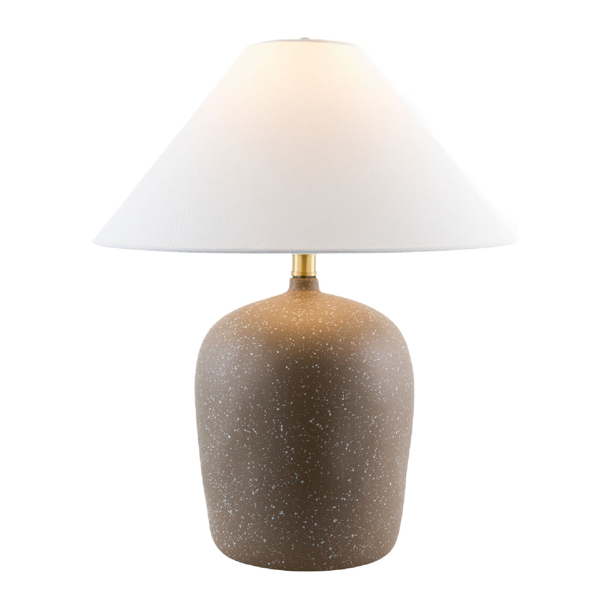 Modern European furniture - White Linen Empire Table Lamp - www.oroa.com | Oroa.com