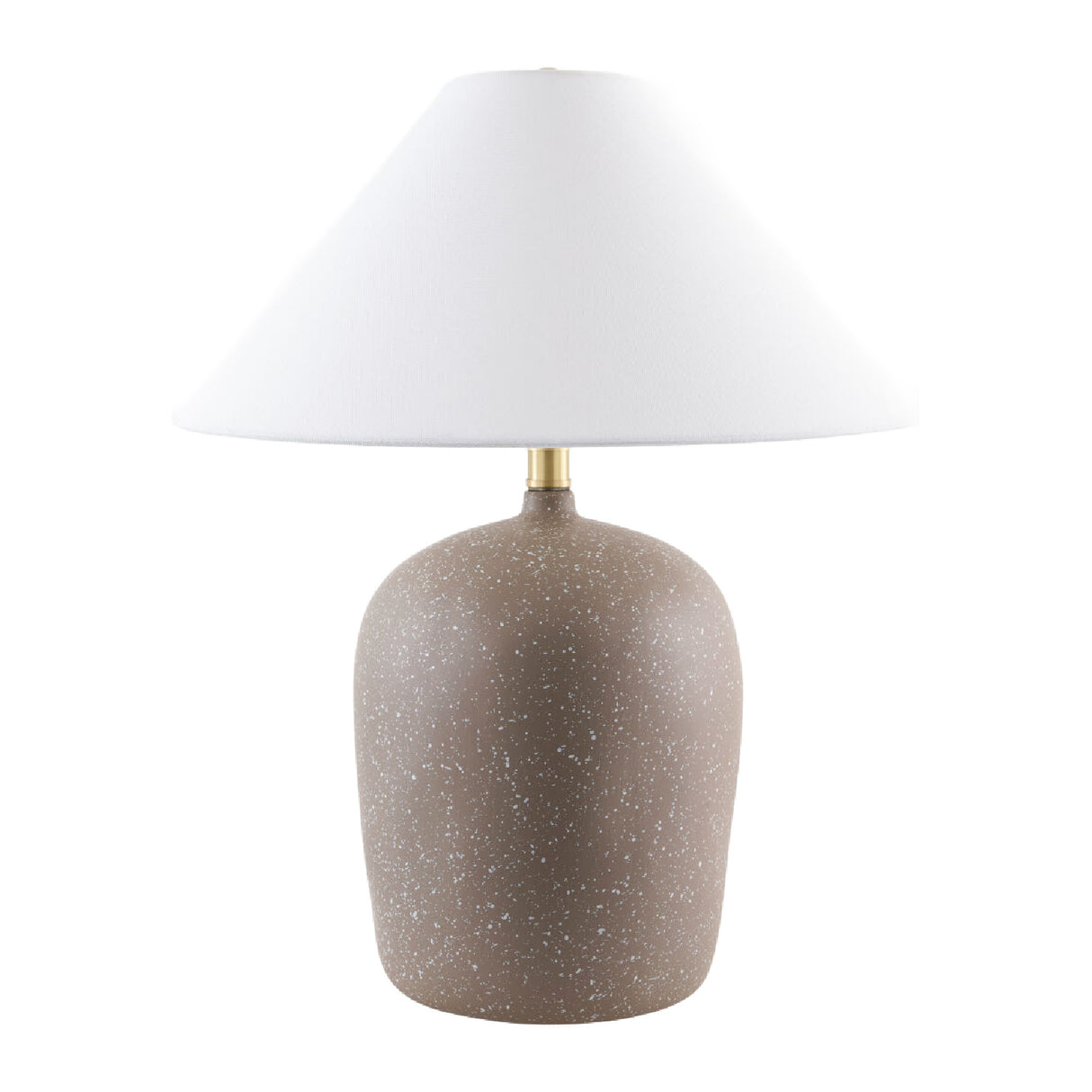 Modern European furniture - White Linen Empire Table Lamp - www.oroa.com | Oroa.com