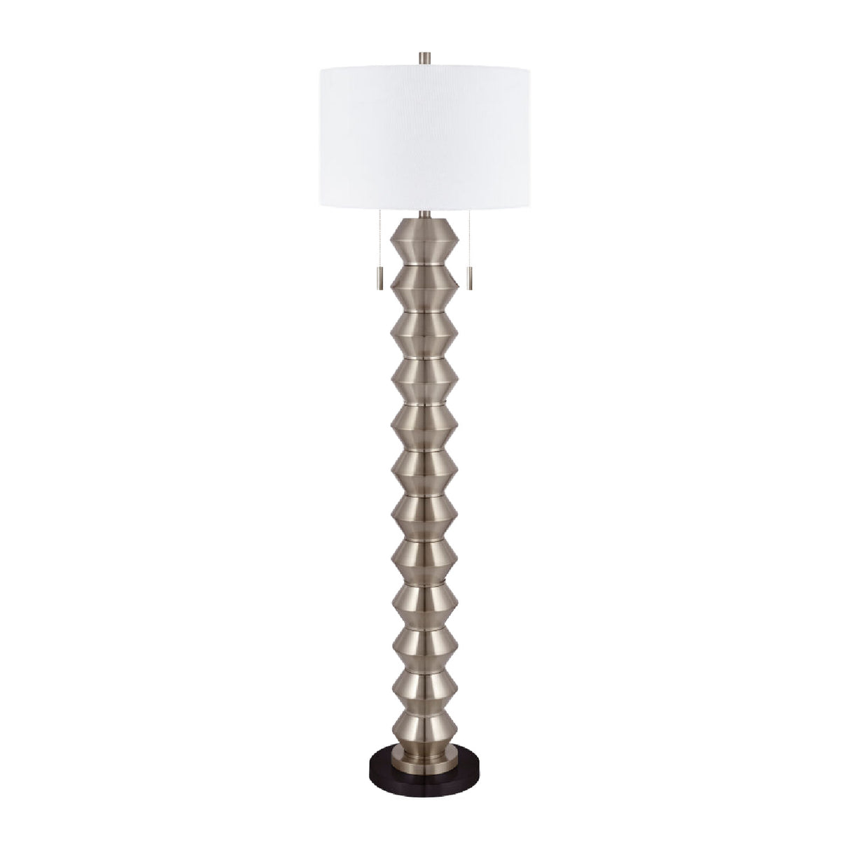 Modern European furniture - Plated Metallic Linen Floor Lamp - www.oroa.com | Oroa.com